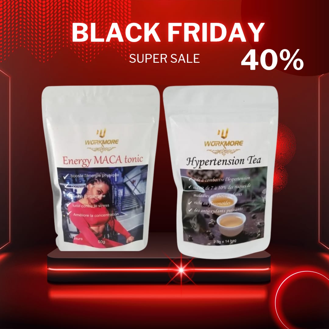 Pack Énergie & Équilibre Thé Maca & Hypertension 🌿 (Black Friday -40 %)