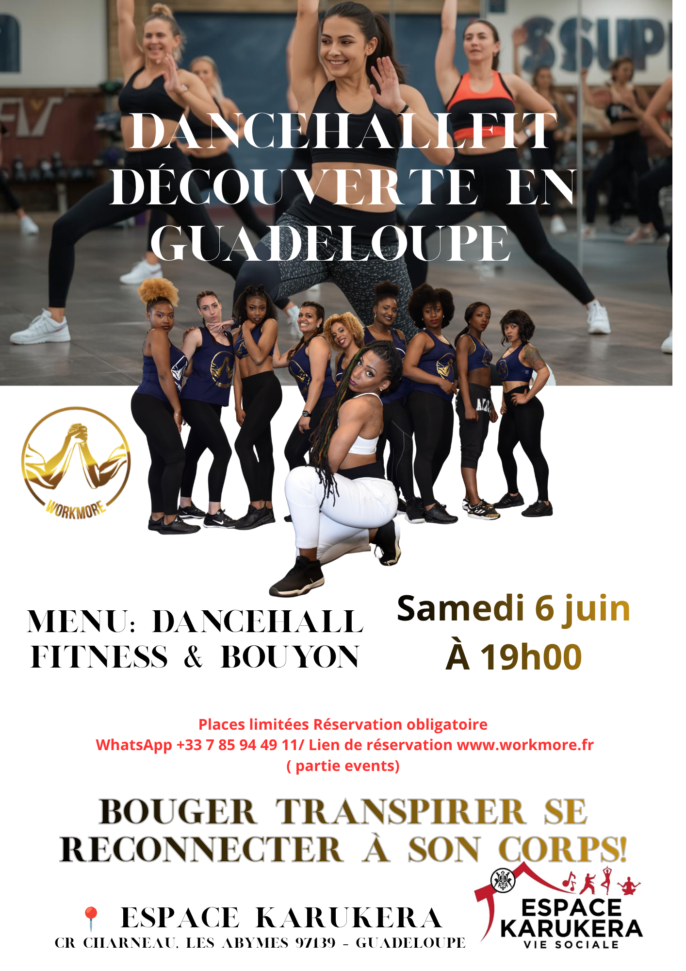 Danse Transpire Reconnecte-toi à ton corps DancehallFit en Guadeloupe