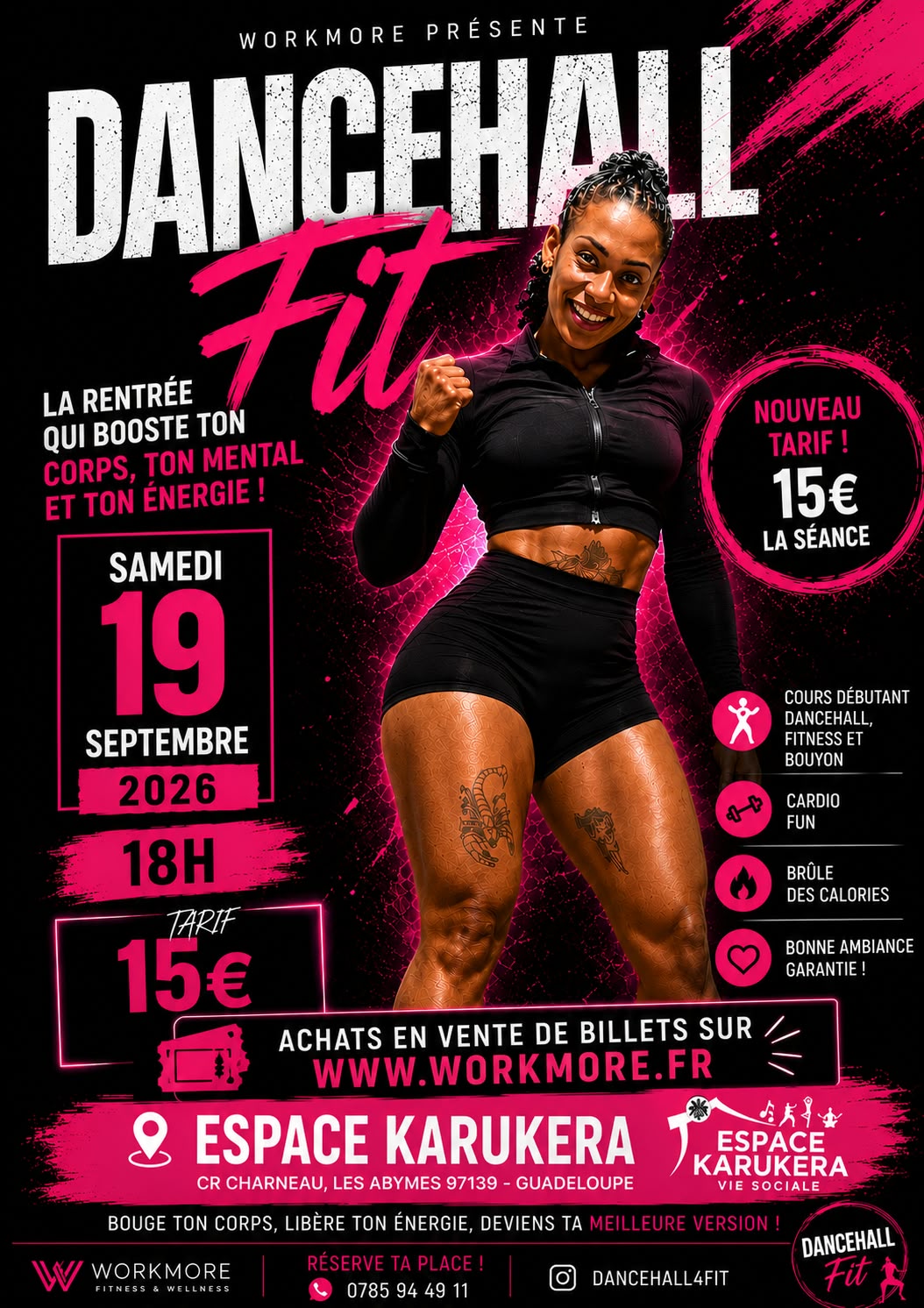 Danse Transpire Reconnecte-toi à ton corps DancehallFit en Guadeloupe