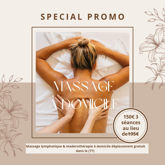 Massage à domicile (77) Promo 3 séances pour 150 € (au lieu de 195 €)